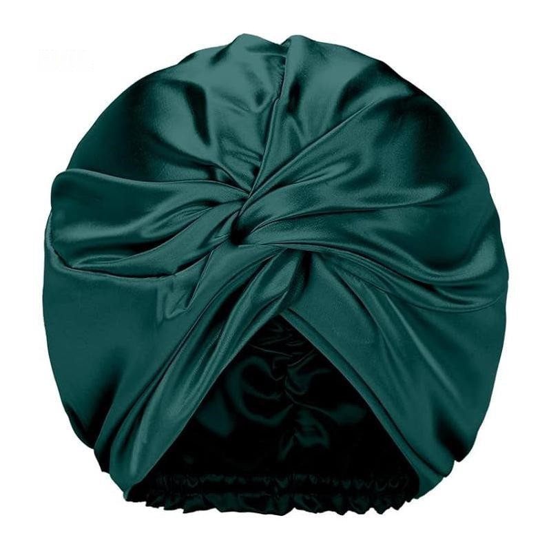 Womens Satin Sleep Turban Soft Twist Knot Head Wrap